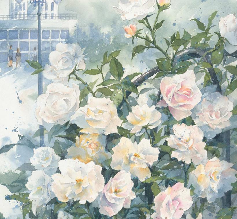 社會組--銀獎-黃盈「清新花影」