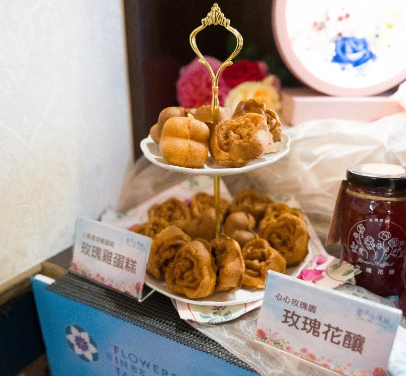 小雞星球雞蛋糕可以購買到玫瑰花型的特色雞蛋糕